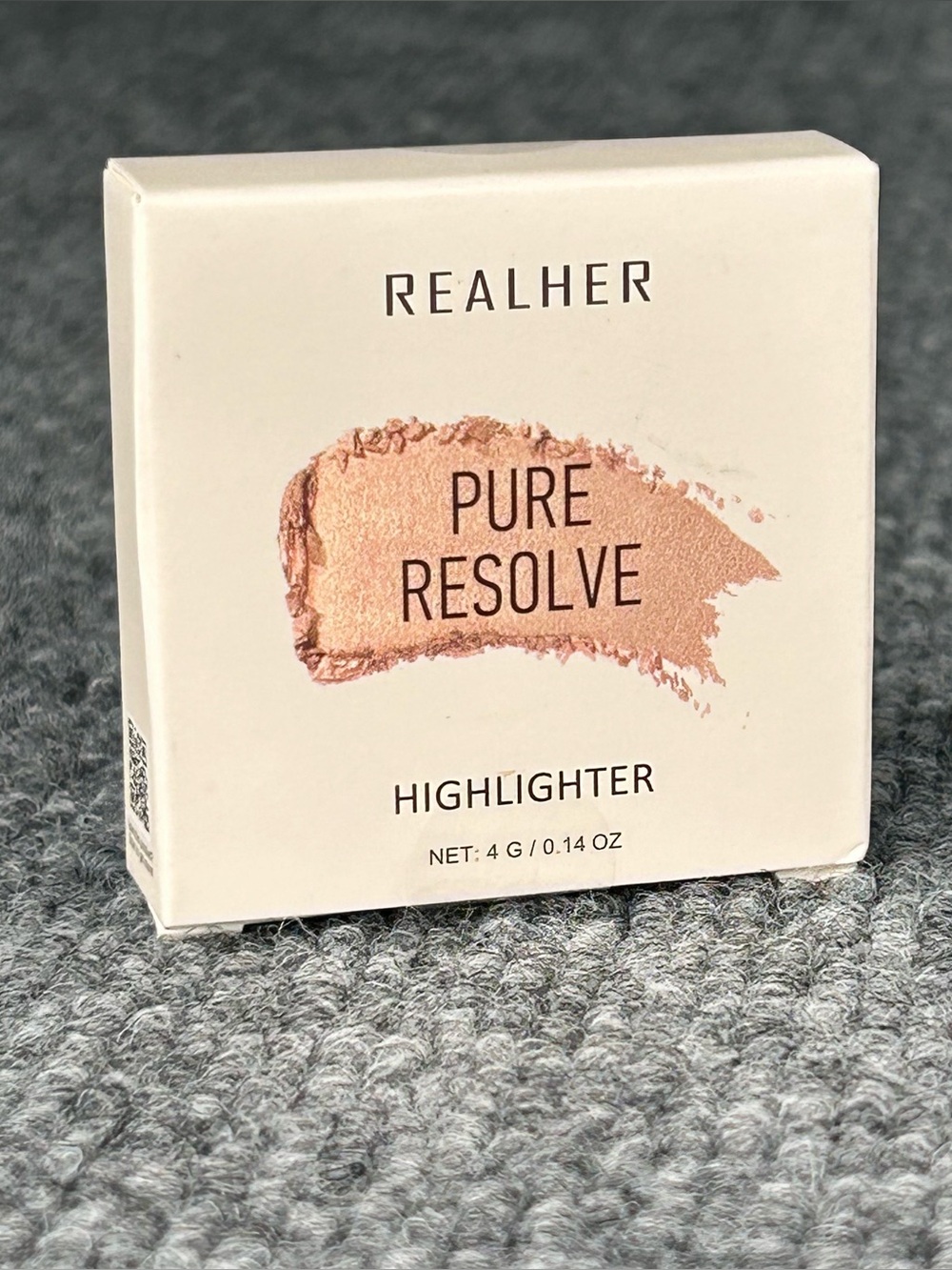 RealHer Pure Resolve Highlighter 4g / 0.14 oz NEW in SEALED Box.